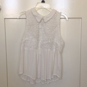peterpan collar top